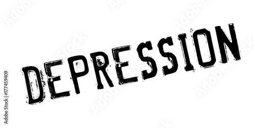 Depression rubber stamp. Grunge design with dust scratches. Effects can be easily removed for a clean, crisp look. Color is easily changed.