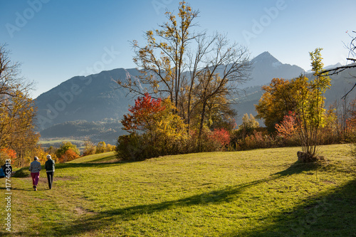 Landschaft bei Falera in Graubünden © saumhuhn