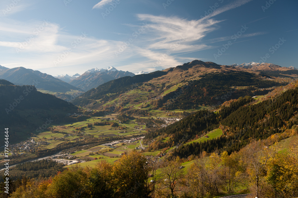 Bergwelt bei Falera in Graubünden
