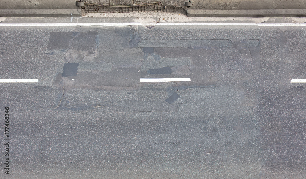 Fototapeta premium texture of asphalt road, pavement, tile