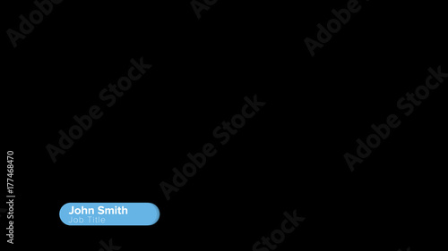 Rounded Bar Lower Third