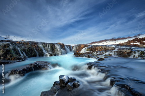 Winter day at Bruarfoss