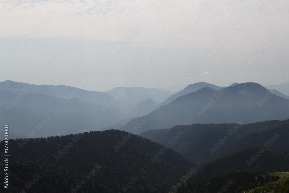 Mountain in Kaukasus, Red Valley, 2017