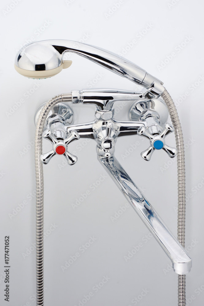 The water tap, faucet for the bathroom The water tap, faucet for the bathroom
