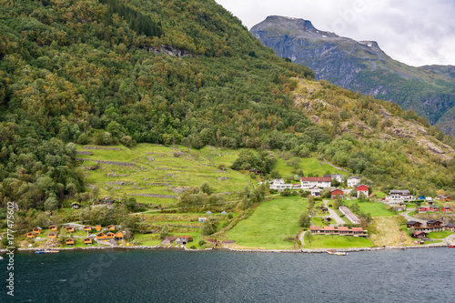 On the way to Geiranger in Norway photo