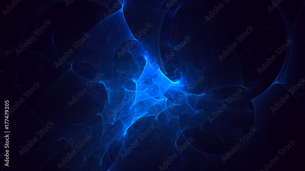 3D rendering abstract fractal light background 3D rendering abstract fractal light background