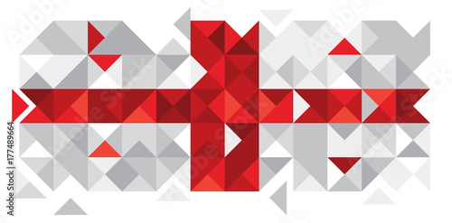 Vector Georgia Flag, Georgian Flag (Vector Art)