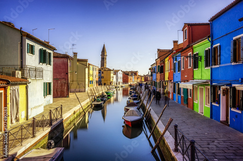 Burano canal in Venice © aaron90311