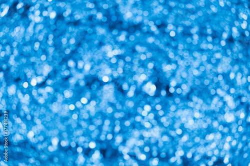 Abstract defocused blue and light background