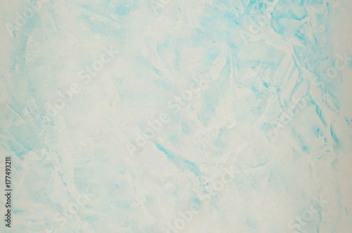background of stucco textures with a marble effect turquoise colour. artistic background handmade