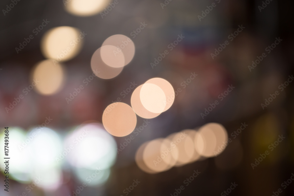 Abstract light bokeh background