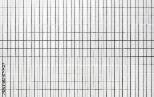 pattern of vertical white rectangle tile for background