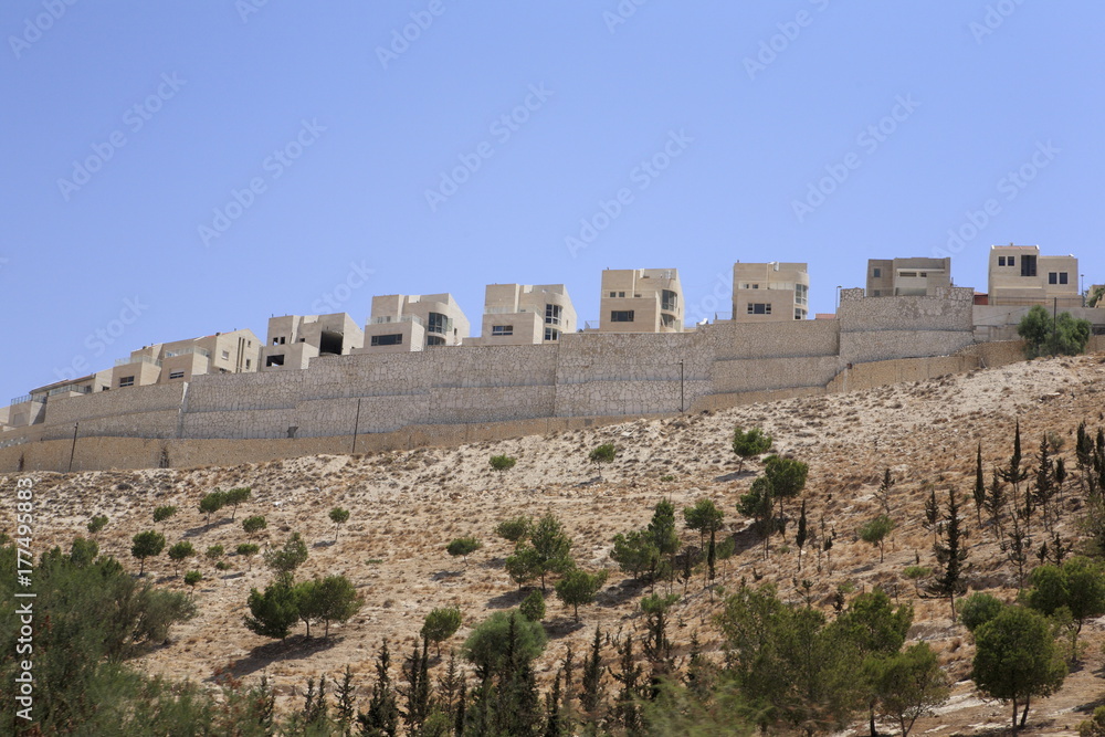 The Israeli settlements in the West Bank