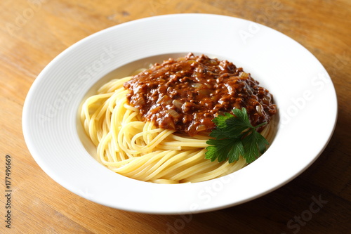 スパゲッティミートソース Spaghetti Bolognese