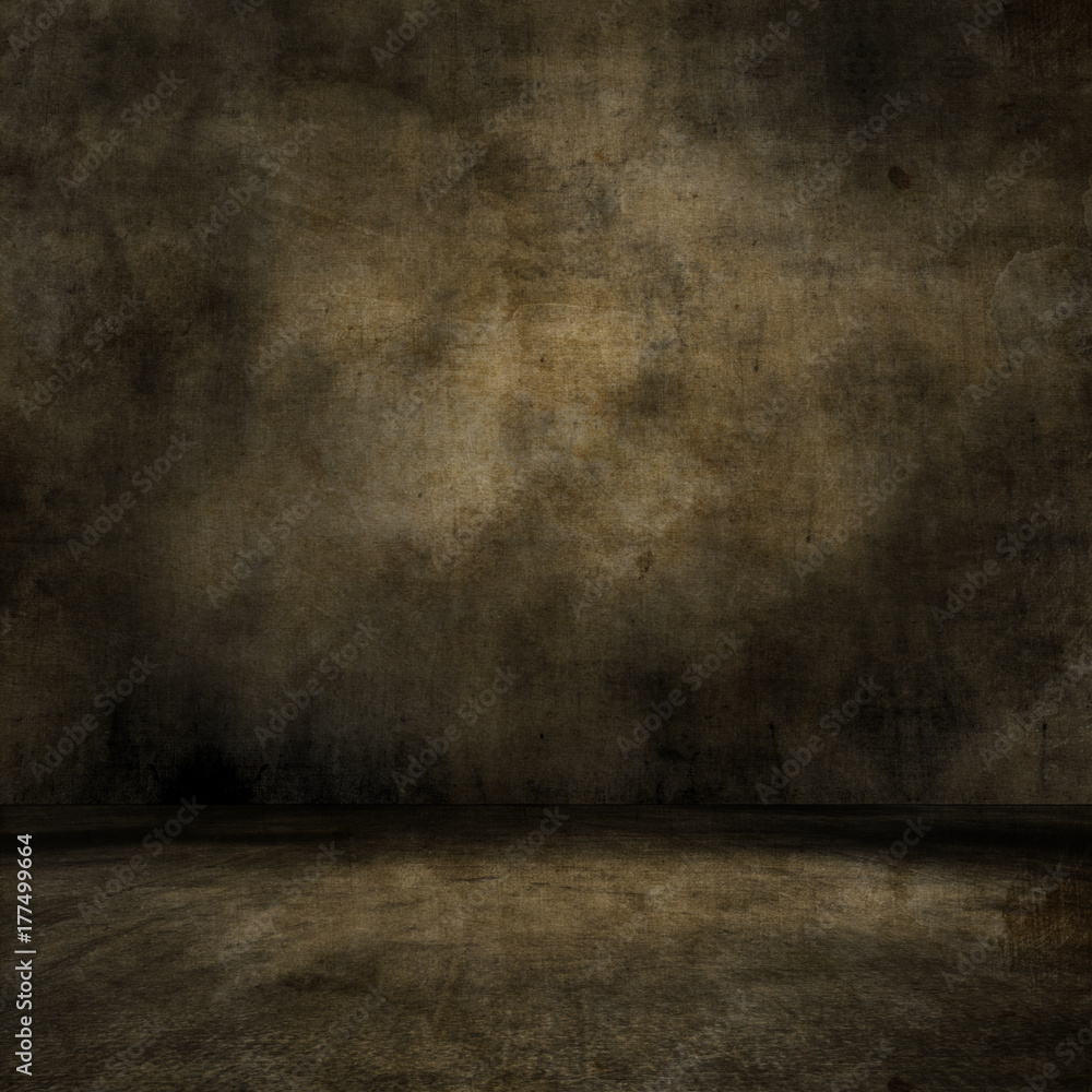 Naklejka premium 3D grunge style interior