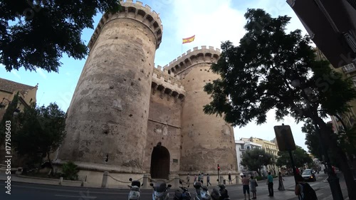Torres de Quart Quarte in Valencia towers Spain 04 August 2017