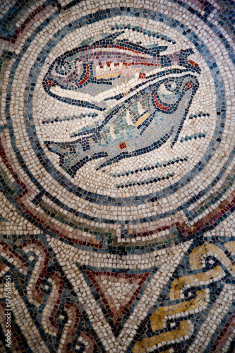 Old roman mosaics