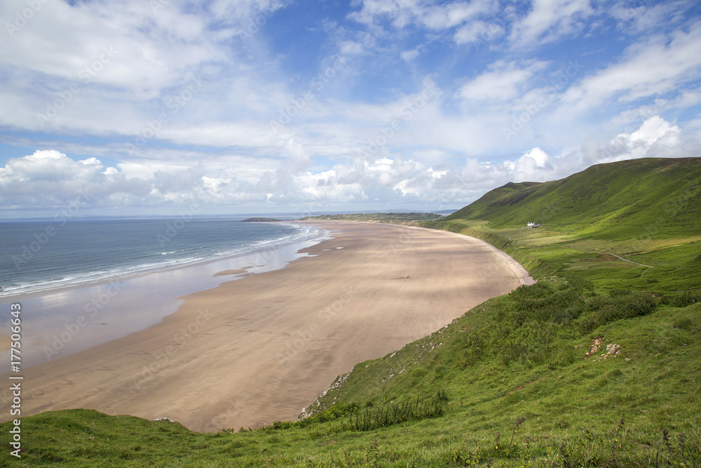 Rhossili Bay - Gower Peninsular Rhossili Bay - Gower Peninsular