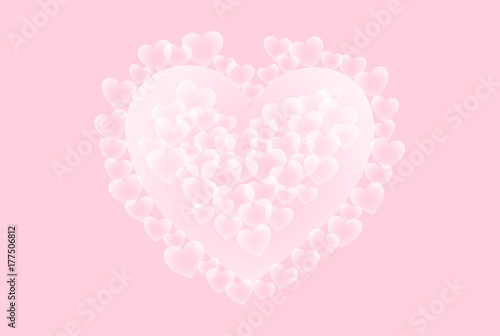 たくさんのハート