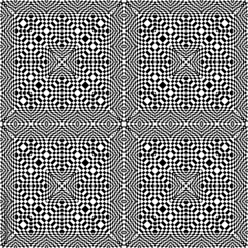 Design seamless monochrome checkered pattern © amicabel