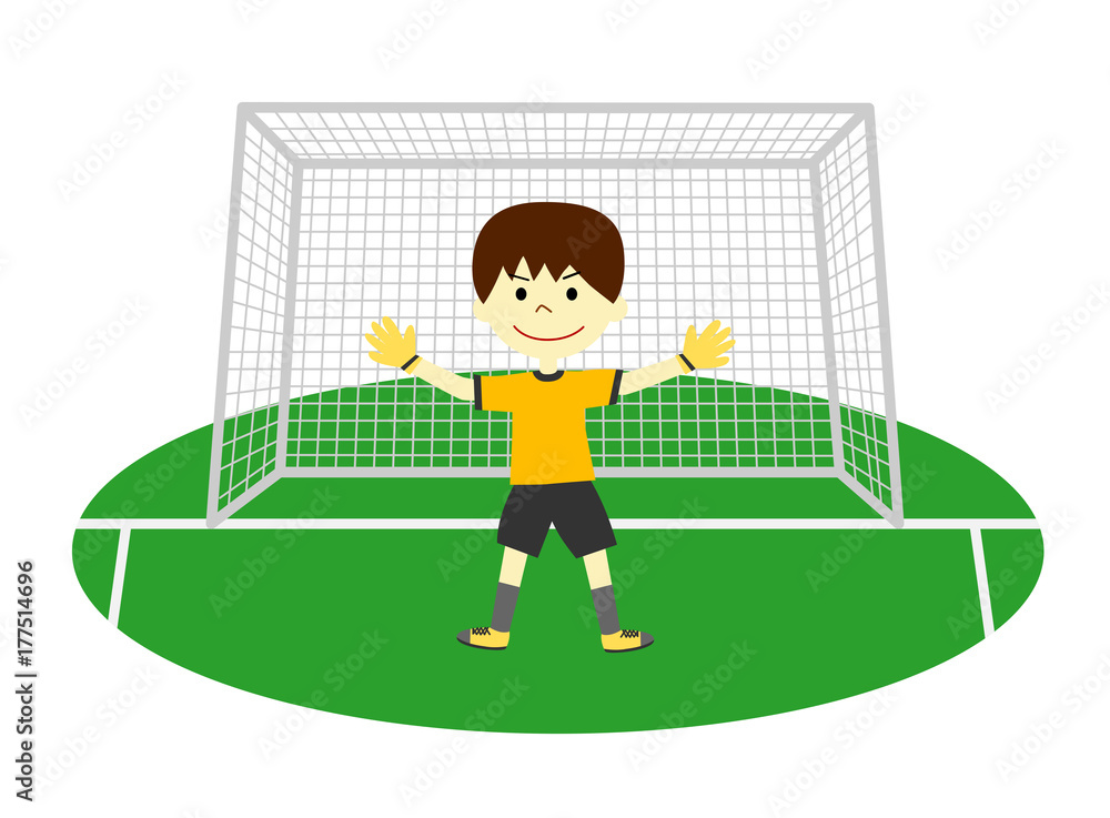 Fototapeta premium ゴールキーパー