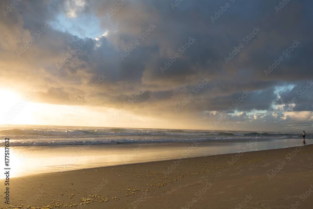 Sunrise in Surfers Paradise beach