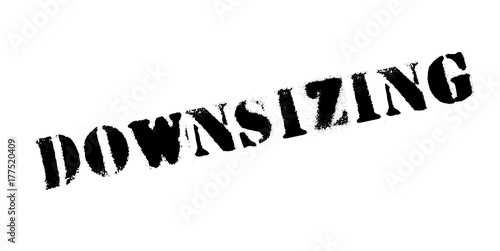Downsizing rubber stamp. Grunge design with dust scratches. Effects can be easily removed for a clean, crisp look. Color is easily changed.