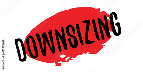 Downsizing rubber stamp. Grunge design with dust scratches. Effects can be easily removed for a clean, crisp look. Color is easily changed.