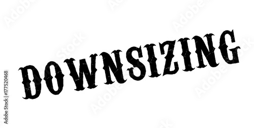 Downsizing rubber stamp. Grunge design with dust scratches. Effects can be easily removed for a clean, crisp look. Color is easily changed.