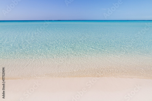 Photography Playa Paraiso, tropical beach in Cayo Largo island, Cuba.