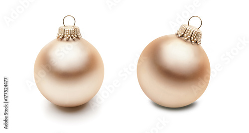 Goldene Weihnachtskugel