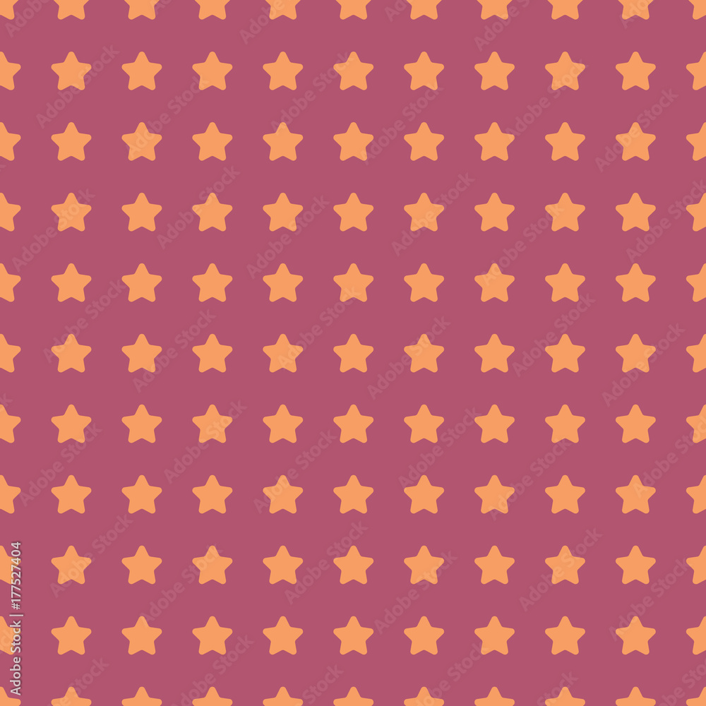 Nice cartoon star pattern with different stars icons on dark background Nice cartoon star pattern with different stars icons on dark background