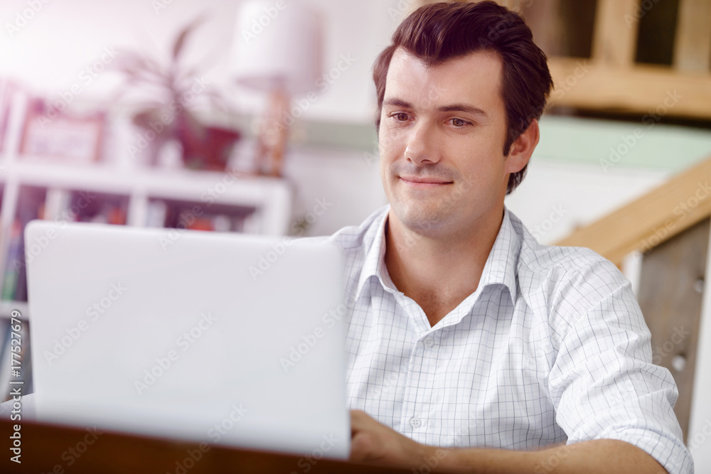 Young businessman in office Young businessman in office