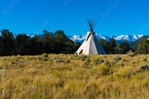 A Tepee with Mountain Views © Kerry Hargrove