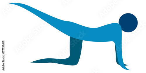 Abstract fitness icon