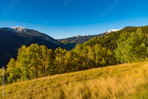 Colorado Mountainside with Autumn Colors