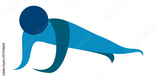 Abstract fitness icon