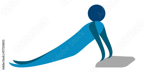 Abstract fitness icon