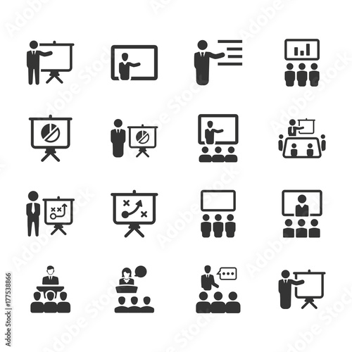 Business Presentation Icons