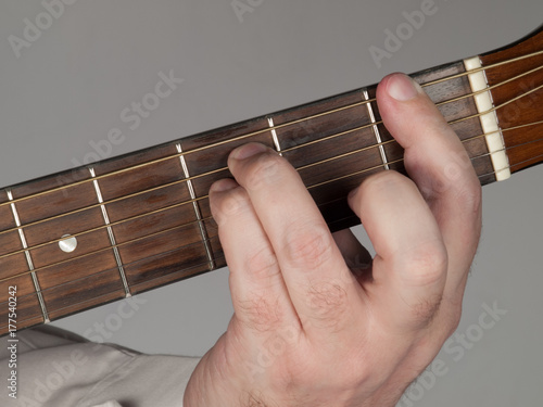 Primary Guitar Chord of F Minor