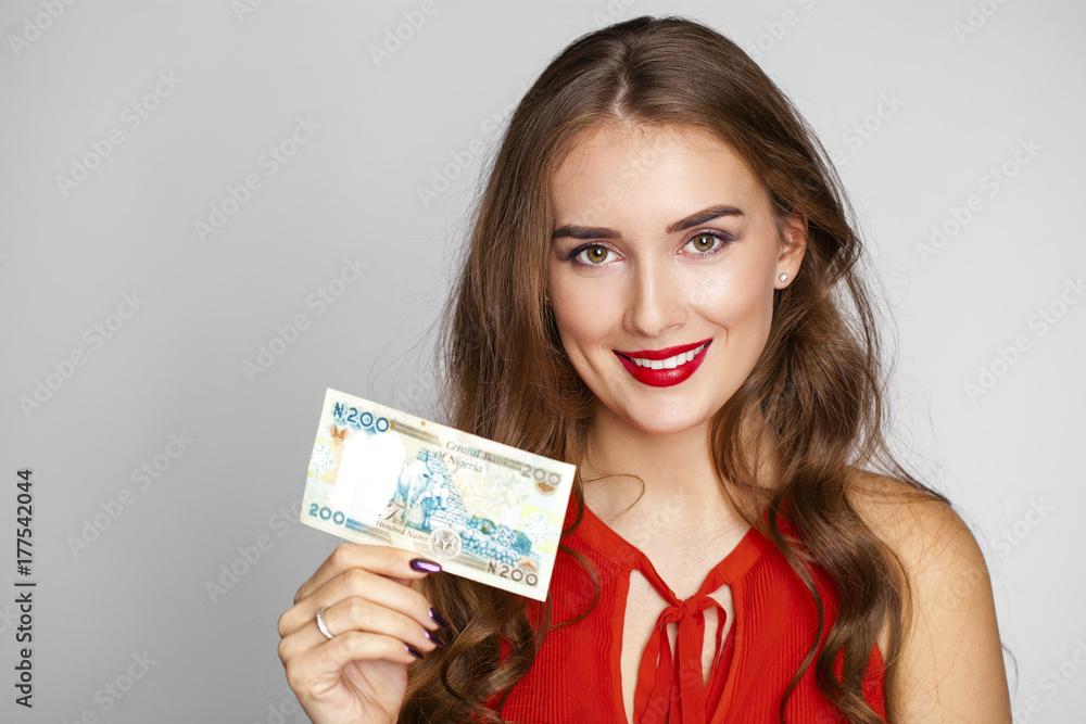 Portrait close up of young beautiful brunette woman Portrait close up of young beautiful brunette woman