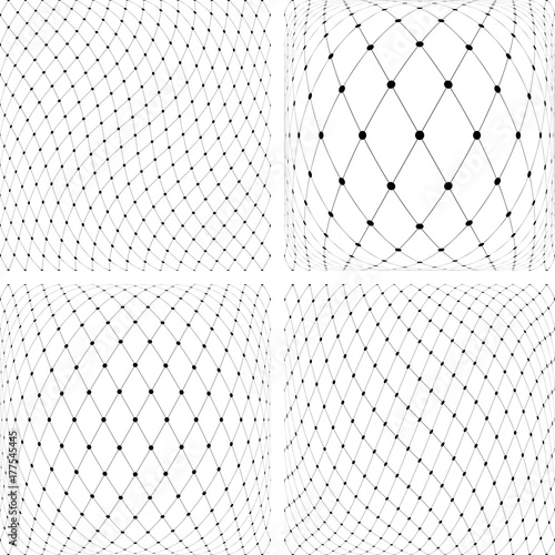 3D textured backgrounds set.