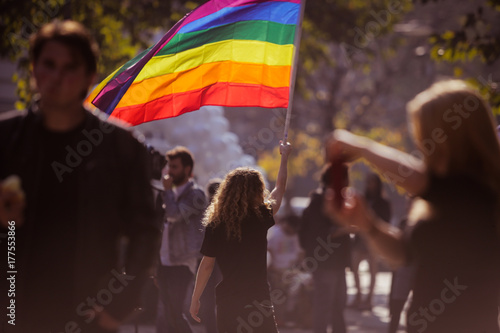 Plakat Gay pride protest