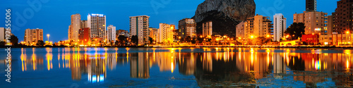 Mediterranean summer resort Calpe in Costa Blanca, Spain