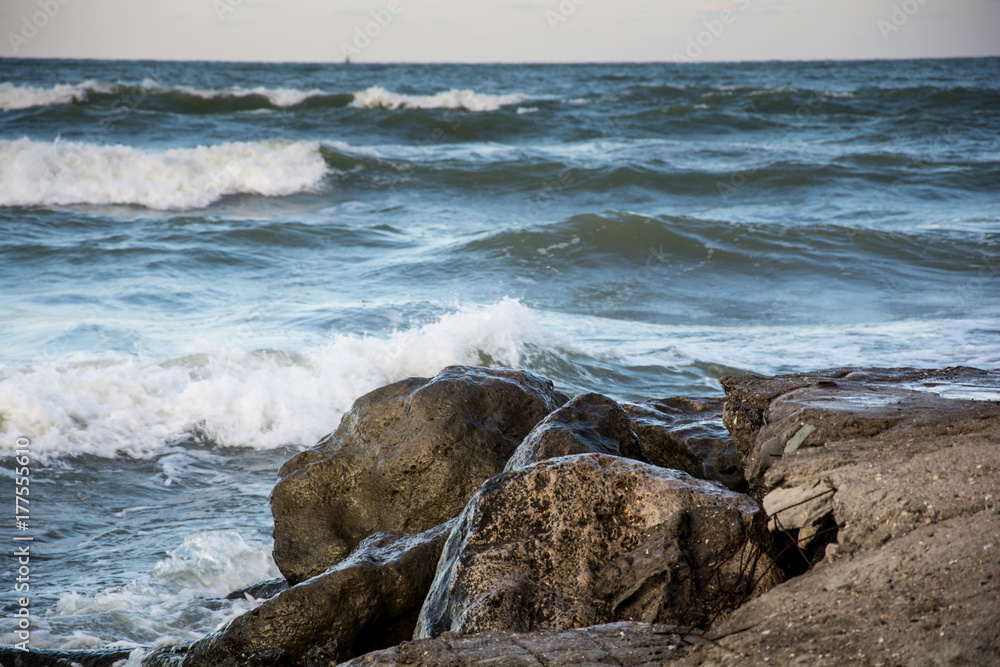 Fototapeta premium Stones and sea