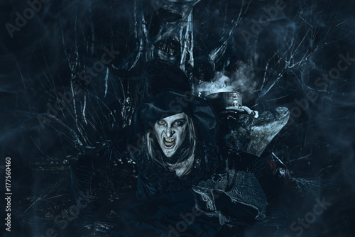 Quadro su tela terrible wicked witch