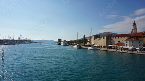 promenade of trogir city in croatia © chriss73