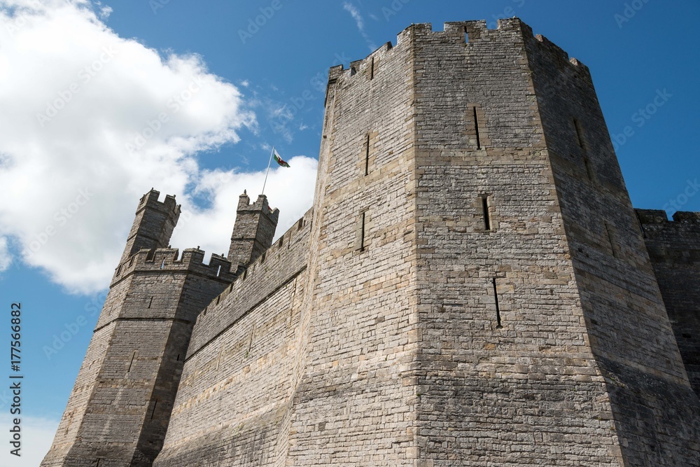 château de Caernarfon au pays de galles