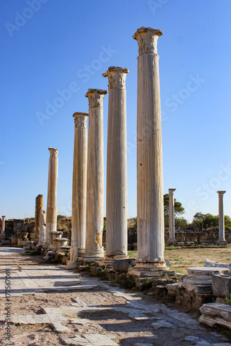 Roman columns in forum