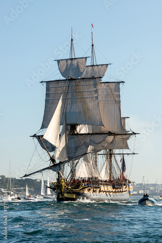 hermione, fêtes maritimes de Brest 2016